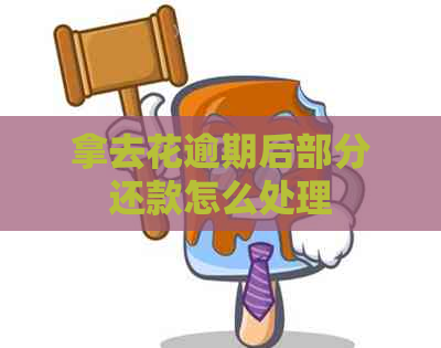 拿去花逾期后部分还款怎么处理