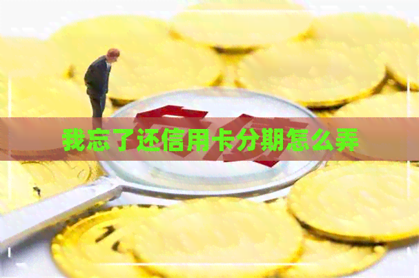 我忘了还信用卡分期怎么弄