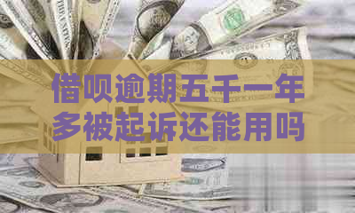 信用卡逾期五千一年多被起诉还能用吗