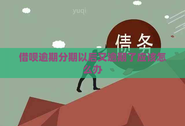 信用卡逾期分期以后又逾期了应该怎么办