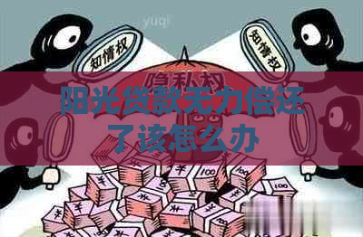 阳光贷款无力偿还了该怎么办