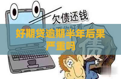 好期贷逾期半年后果严重吗
