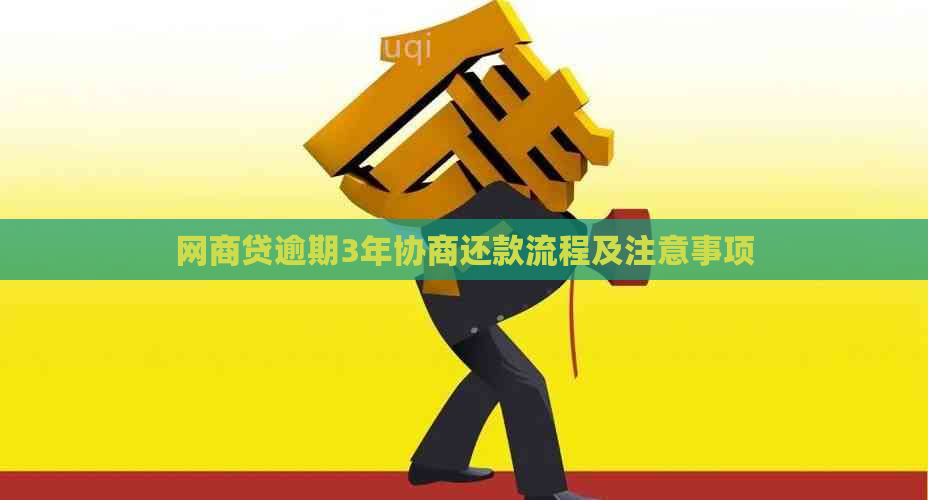 白条贷逾期3年协商还款流程及注意事项