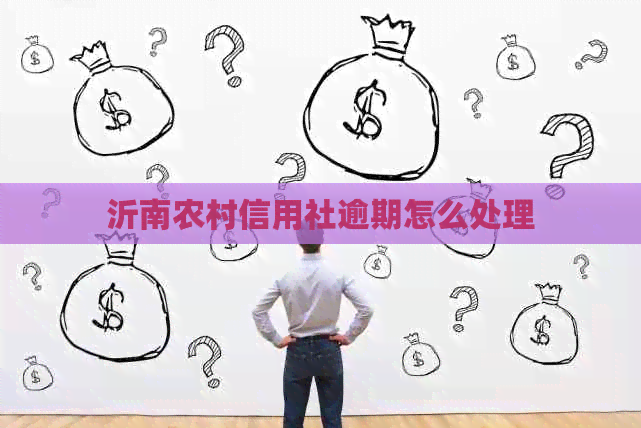 沂南农村信用社逾期怎么处理
