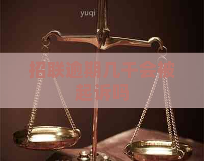 招联逾期几千会被起诉吗