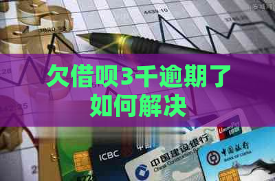 欠信用卡3千逾期了如何解决