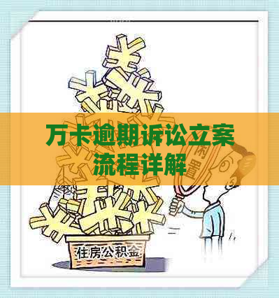 万卡逾期诉讼立案流程详解