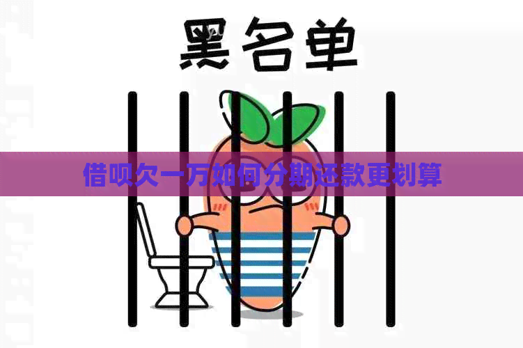 信用卡欠一万如何分期还款更划算