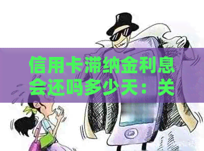 信用卡滞纳金利息会还吗多少天：关于信用卡滞纳金和利息的还款问题。