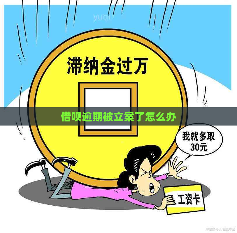 借呗逾期被立案了怎么办