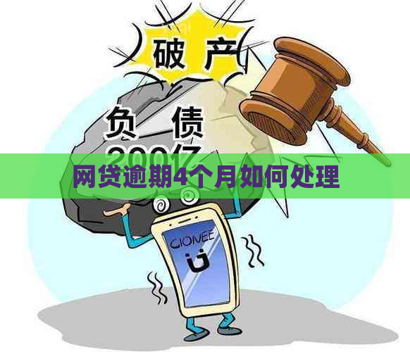 网贷逾期4个月如何处理