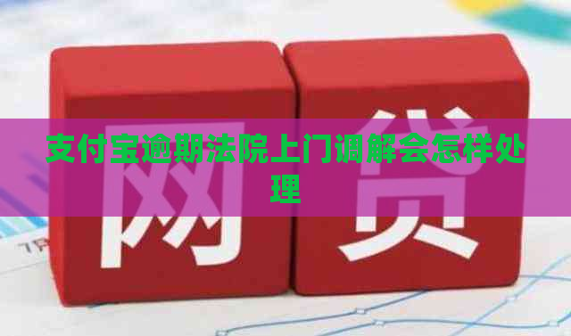 支付宝逾期法院上门调解会怎样处理