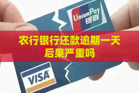 农行银行还款逾期一天后果严重吗