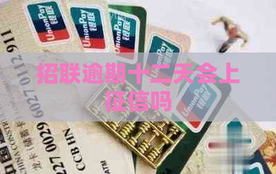 招联逾期十二天会上吗