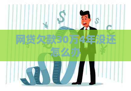 网贷欠款30万4年没还怎么办