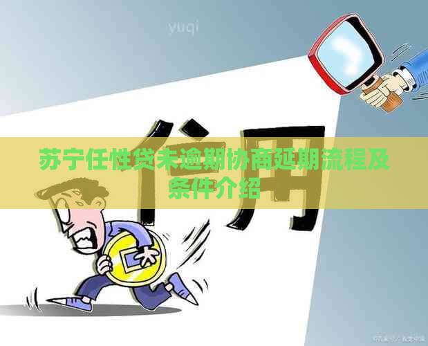 苏宁任性贷未逾期协商延期流程及条件介绍