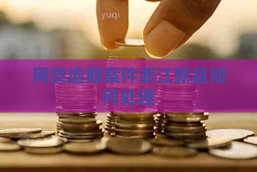 网贷逾期案件浙江新昌如何处理