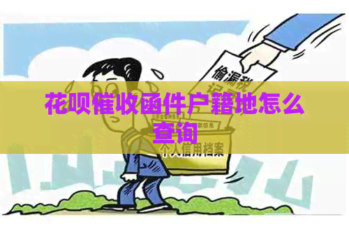白条函件户籍地怎么查询