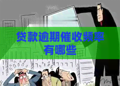 贷款逾期频率有哪些