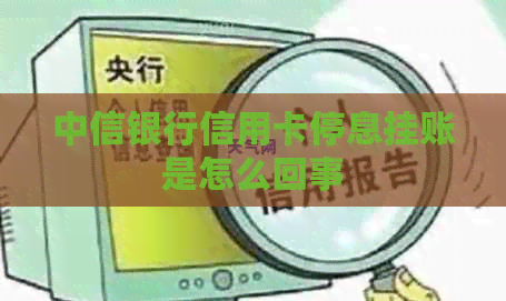 中信银行信用卡停息挂账是怎么回事