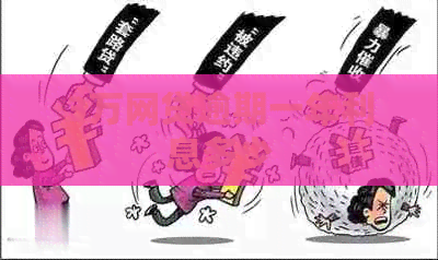 3万网贷逾期一年利息多少