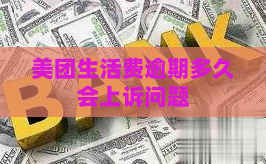 美团生活费逾期多久会上诉问题