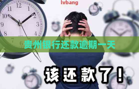 贵州银行还款逾期一天