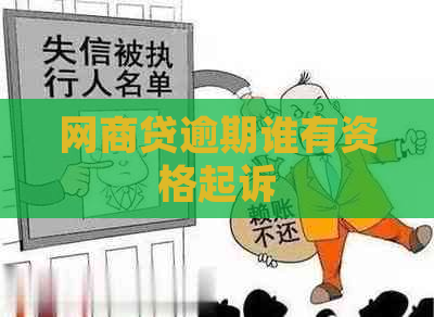 白条贷逾期谁有资格起诉