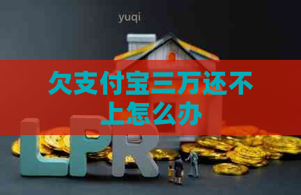 欠信用卡三万还不上怎么办