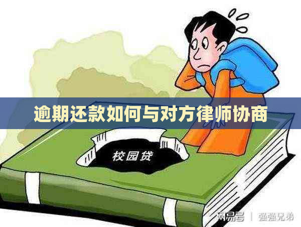 逾期还款如何与对方律师协商