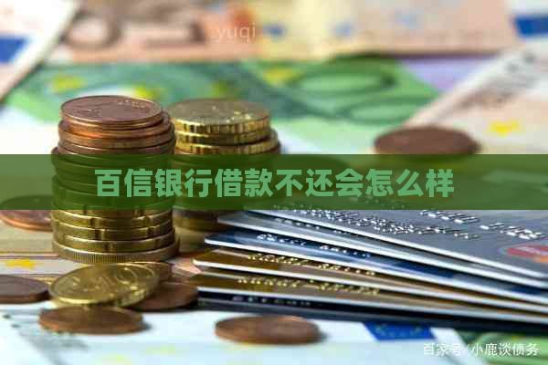 百信银行借款不还会怎么样