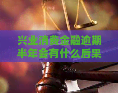 兴业消费金融逾期半年会有什么后果