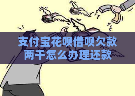 支付宝花呗借呗欠款两千怎么办理还款