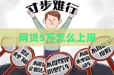 网贷5万怎么上岸