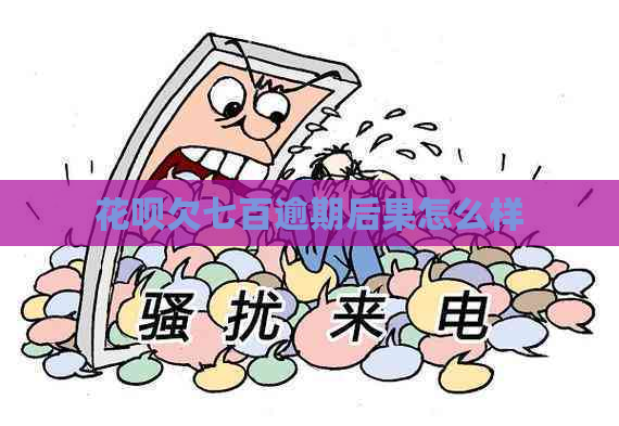白条欠七百逾期后果怎么样