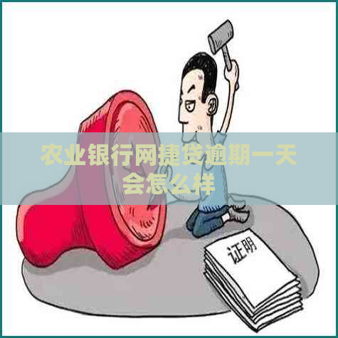 农业银行网捷贷逾期一天会怎么样