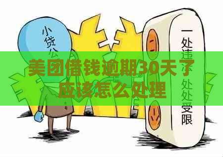 美团借钱逾期30天了应该怎么处理