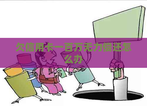欠信用卡一百万无力偿还怎么办