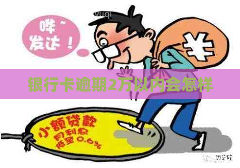 银行卡逾期2万以内会怎样