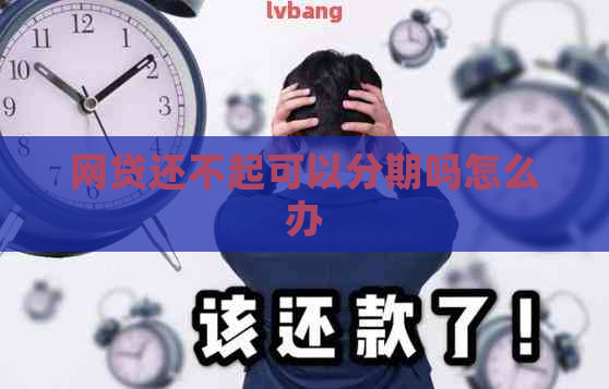 网贷还不起可以分期吗怎么办
