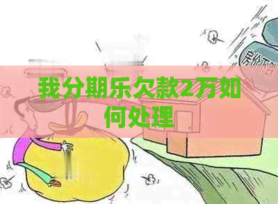 我欠款2万如何处理