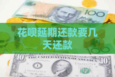 白条延期还款要几天还款