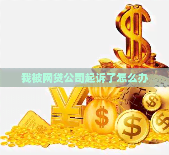我被网贷公司起诉了怎么办