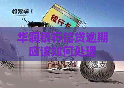 华润银行信贷逾期应该如何处理