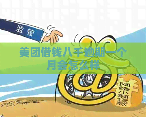 美团借钱八千逾期一个月会怎么样