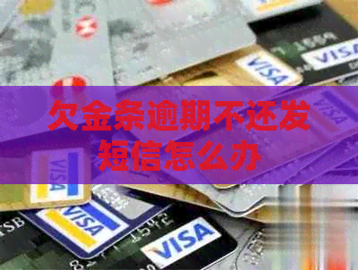 欠金条逾期不还发短信怎么办