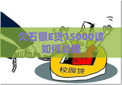 欠石银E贷15000该如何处理