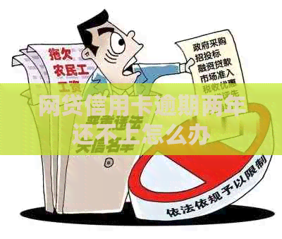 网贷信用卡逾期两年还不上怎么办