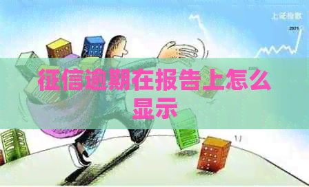 逾期在报告上怎么显示