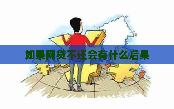 如果网贷不还会有什么后果